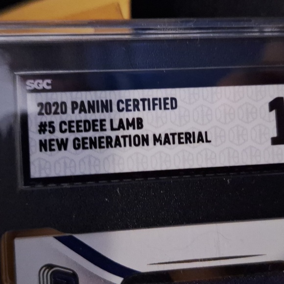 Ceedee Lamb rookie patch!! - Picture 4 of 5